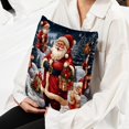 thumbnail image 6 of Santa Claus Luxurious Velvet Pillows Covers Set of 2 for Throw Pillow or Bed Pillow, Unique Patterns, 16x16 18x18 20x20 Inches,for Various Occasions, 6 of 6