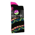 thumbnail image 2 of Crazy Snake Soccer Style OTC Socks (Black/Neon Pink, Large), 2 of 2
