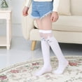 thumbnail image 5 of Over Knee Socks for Girls Thin Stretchable Girls Thigh Socks With Reinforced Toe Seam Comfort Playtimes And School Use, 5 of 9