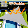 thumbnail image 2 of Sun Shade Sail Triangle 8/12/16FT Canopy Patio Garden Covers Outdoor Awning Pool UV Block Sunshade, 2 of 9