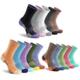 thumbnail image 6 of 5 Pairs Ankle Compression Socks for Men & Women, Arch Support Sport Socks for Running, Athletic, Cycling, 6 of 6