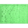 thumbnail image 1 of Ahgly Company Indoor Rectangle Abstract Emerald Green Contemporary Area Rugs, 4' x 6', 1 of 4