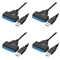 thumbnail image 1 of 4X Cable USB Sata Adaptador Sata 3 una USB 3.0 Cable Adaptador USB Sata Soporte de Disco Duro Ssd Hdd de 2,5 Pulgadas, 1 of 5