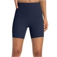 thumbnail image 1 of KIHOUT Women's High Waist Workout Shorts Butt Lifting Tummy Control Ruched Booty Running Yoga Shorts, 1 of 9