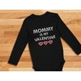 thumbnail image 5 of Tstars Boys Unisex Valentine's Day Love Mommy Is My Valentine Mom and Infant Gift for Valentine's Day Gift Idea for Boy Baby Long Sleeve Bodysuit, 5 of 7