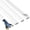 White, variant on Black Cord Hider, 56.7in Black Cable Hider, Cord Covers for Wires on Wall, Wire Hider Wire Covers for 2-3 Cords on Wall, Easier Setup Cable Raceway Cable Management, 4X L14.2 W0.94 H0.47in