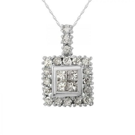 Foreli 0.5CTW Diamond 14K White Gold Necklace