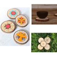 thumbnail image 5 of Posavasos William Craft de Craft Wood Slices, 20 unidades, 7 - 8 cm, 5 of 5