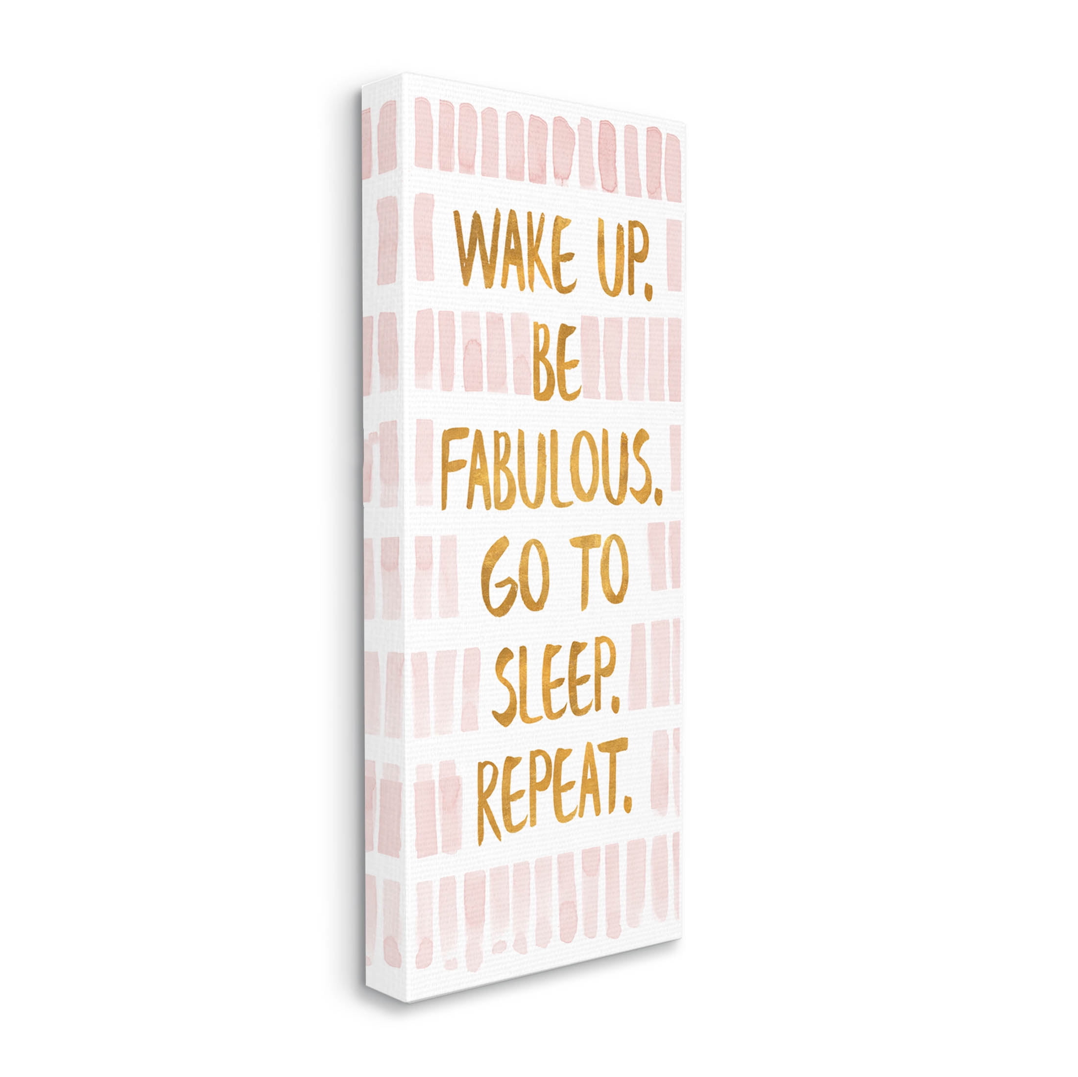 Stupell Industries Be Fabulous Glam Phrase Graphic Art Gallery Wrapped Canvas Print Wall Art, Design by Sundance Group