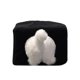 thumbnail image 1 of Caja de pañuelos con dibujos animados, servilletero, porta pañuelos faciales con forma de muñeca, almacenamiento de papel para mesitas de noche de hot negro, 1 of 6
