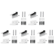 thumbnail image 1 of Soporte Pared para Y Tableta 2 Uds. IPad/iPhone 15 14/Samsung() Color Blanco, 1 of 9