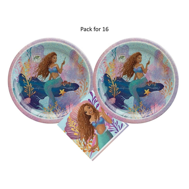 Disney's The Little Mermaid Ariel Paper Theme Party Decorations