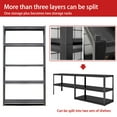 thumbnail image 3 of Metal Shelves for Storage Garage Shelving 2000LBS Heavy Duty Storage Shelves Adjustable Garage Shelf Industrial Shelving Unit Storage Utility Rack, 3 of 9