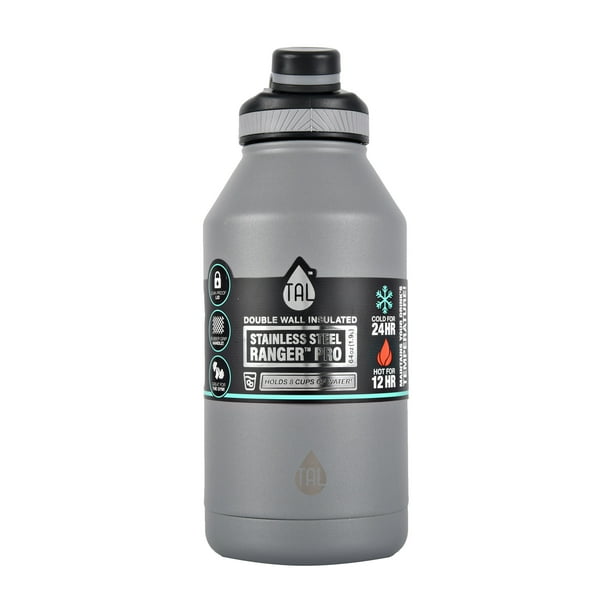 Tal 64 Ounce Ranger Pro Water Bottle Stainless Steel Double Wall Vacuum