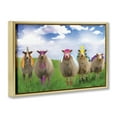 thumbnail image 4 of Stupell Industries Superhero Sheep in Field Animals & Insects Painting Gold Floater Framed Canvas Art Print Wall Art, 31 x 21, 4 of 10