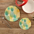 thumbnail image 2 of Pineapple 2 Pack Pot Holders Trivets, Heat Resistant Hot Pads for Kitchen Table Decoration Trivets for Hot Dishes/Pot/Bowl/Teapot/Hot Pot Holders, 7" + 9.45", 2 of 7