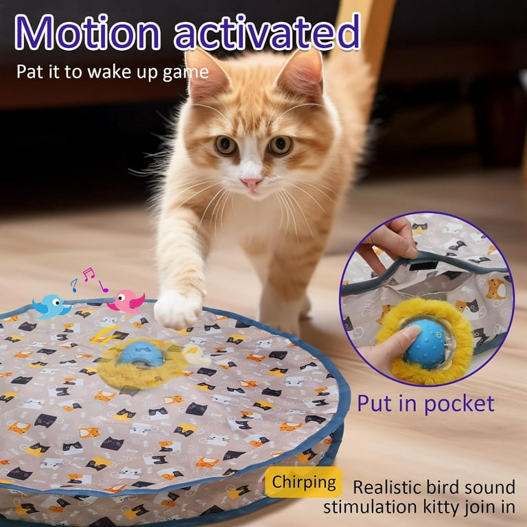 Cat toy ball with mouse inside hotsell