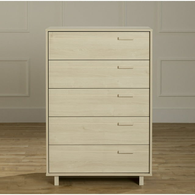 South Shore Noah 5-Drawer Chest for Child, in Bleached Oak
