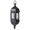 thumbnail image 1 of Candelabro de Araña marroquí Vintage, Farol Colgante, Candelita Colgante, Candelabro de Cristal para Interiores y Exteriores, LED sin Llama (Negro), 1 of 9