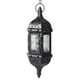 thumbnail image 1 of Candelabro de Araña marroquí Vintage, Farol Colgante, Candelita Colgante, Candelabro de Cristal para Interiores y Exteriores, LED sin Llama (Negro), 1 of 9