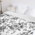 thumbnail image 6 of Floral Fuzzy Blanket Black Flower Throw Blanket Vintage Chinoiserie Soft Cozy Flannel Blanket for Home Bed Sofa Couch Chair, 50 x 60 Inch, 6 of 6