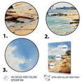 thumbnail image 3 of Designart "England Coastal Serenityengland horizon III" Nautical & Beach Floater Framed Canvas Print, 3 of 7