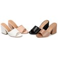 thumbnail image 5 of Journee Womens Leslee Layered Block Heel Sandals, 5 of 6