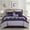 Purple, variant on HAOK 6 Piece Pinch Pleated Pintuck Comforter Set - Bedding Bed In A Bag, Twin, Navy