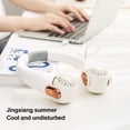 thumbnail image 4 of MYG Portable USB Rechargeable Bladeless Neck Fan Adjustable Wind Speed for Travel, 4 of 5