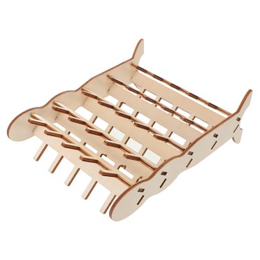 CHICHUMID Home Sewing Thread Organizer Thread Holder Beige Wood 1Pcs
