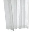 thumbnail image 2 of Voile Rhapsody Rod Pocket Curtain Panel Window Dressing 104 x 63 in White, 2 of 4