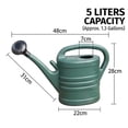 thumbnail image 2 of 5-Liter Garden Watering Can with Removable Sprinkler Head – Versatile Dual-Function Spout for Gentle Shower or Direct Pour – Lightweight & Durable Plastic for All-Season Use, 2 of 5