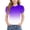 Purple, variant on Teylalorva Girls Graphic T-Shirt, Puff Short Sleeve Crewneck Casual Cute Summer Kids Trendy Tee Light Blue Size 12