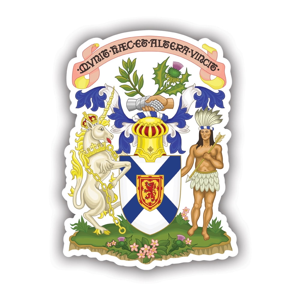 Nova Scotia Coat of Arms Sticker Decal Self Adhesive Vinyl