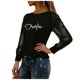 thumbnail image 3 of TaTaai Women's Valentine Heart Print Sheer Mesh Long Sleeve Blouse, Valentine's Day Gift, Casual Stylish Round Neck Top Gift, 3 of 9