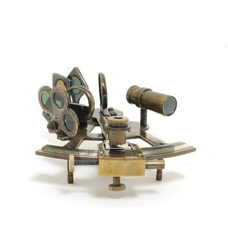 UPC: 4512839552040 | 4 x 4.5 x 2.5 Nautical Sextant in Wood Box – Medium