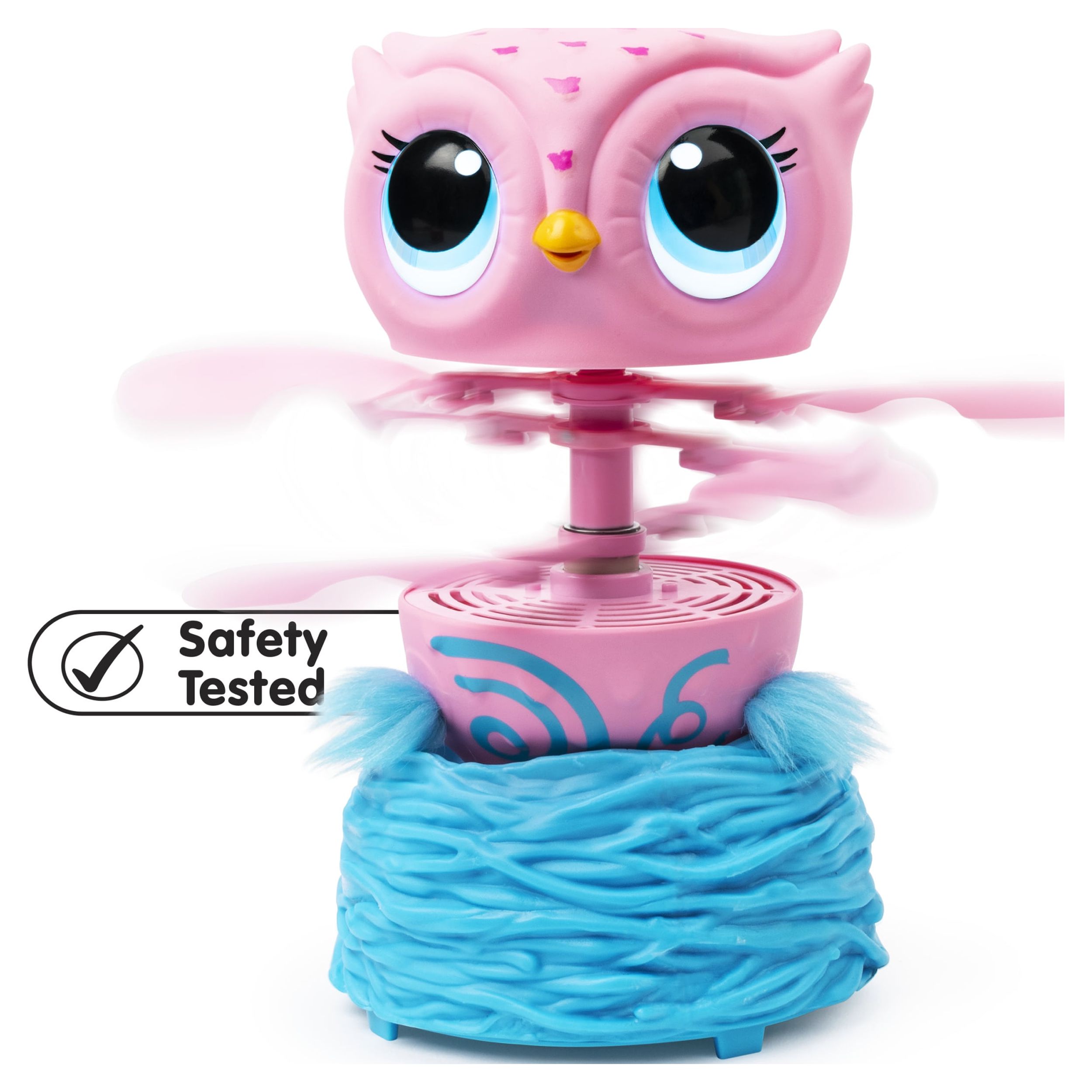 Owleez Flying Baby Owl Interactive Toy with Lights and Sounds (Pink) - image 5 of 8