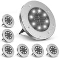 thumbnail image 1 of Solar Lights Outdoor Garden - 6 Pieces Solar Garden Lights Powered with LED Lights Waterproof Solar Ornament Lights for Garden, 1 of 5