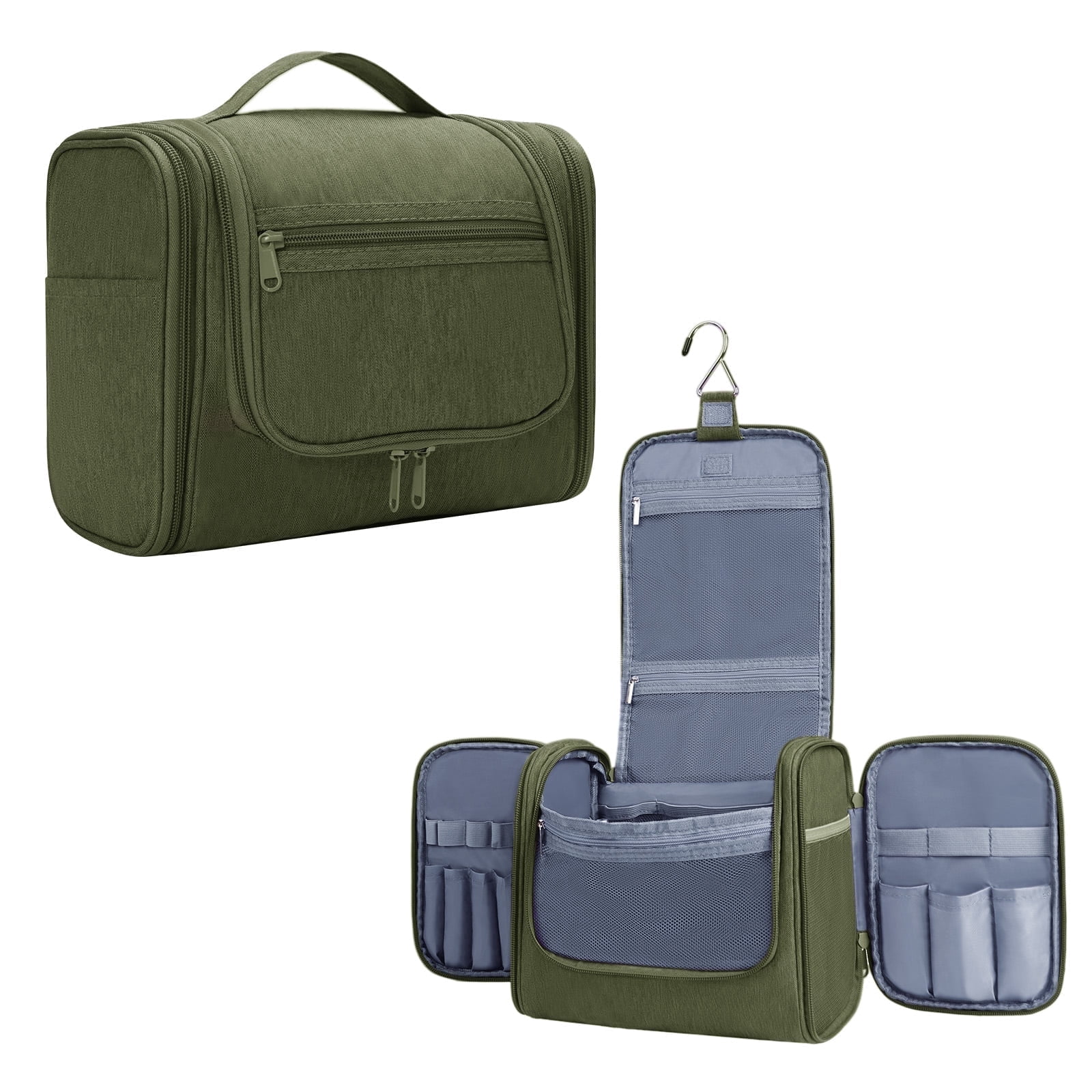 becca deluxe travel toiletry bag BOACAY Hanging for Women and Men, Makeup Bag, Bathroom & Shower Organizer Kit for Accessories, Cosmetics, Travel Essentials : Beauty & Personal Care resistant lining ensure your products stay safe and secure Best Makeup Bags for Travel,