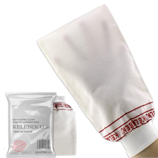 Kelebek Guantes exfoliantes naturales premium Hammam turco Kese Manopla exfoliante original Exfoliante corporal para hombres y mujeres