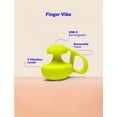 thumbnail image 6 of Dame Fin Personal Massager for Women and Couples - Compact Finger Vibe - Wearable with Removable Tether - 3 Speeds - USB-C Rechargeable - Waterproof and Body-Safe - Quartz Color, 6 of 10