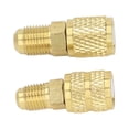 thumbnail image 3 of Adaptador De Refrigerante R22, Buen Sellado, Alta Dureza, Adaptador Giratorio Recto R410, R410 1/4 Macho A 5/16 Hembra Para Reparación De Aire Acondicionado, 3 of 7