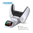thumbnail image 3 of PS5 DualSense Wireless Controller Dual Charging Dock - 2-Slot Charger for PS5 Game Controllers, LED Charge Indicators, Fast Charging, Universal Compatibility with PS5 Controllers, 3 of 5