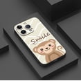thumbnail image 3 of Agregue estilo y protección con una exclusiva funda plateada mate con dibujos animados para iPhone 15 Pro Max y más, 3 of 4