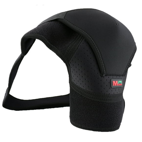1pcs Single Left/Right Shoulder Sports Pain Shoulder Support Brace Adjustable Wrap Belt Band Gym Brace Pads with Gentle Compression