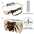 thumbnail image 4 of Honeybee Large Capacity Reusable Foldable Oxford Cloth Cube Organizer Storage Bag Picnic Baskets Picnic Basket, 4 of 7