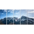 thumbnail image 2 of Winter Mountains with Sun Flare - Landscape Canvas Art Print, 2 of 3