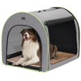 thumbnail image 1 of Jaula para perros PETSFIT plegable de viaje de 90 cm, ligera, gris, 1 of 7