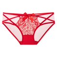 thumbnail image 4 of Levmjia Women Underpants Openwork Lace Briefs Breathable Low Rise Cotton Gusset Sheer Mesh Panties Comfortable Invisible No Show For Daily Wear, 4 of 4