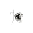 thumbnail image 2 of Sterling Silver Reflections Palm Trees Bead Charm - Measures 10.91x12.73mm Wide, 2 of 2